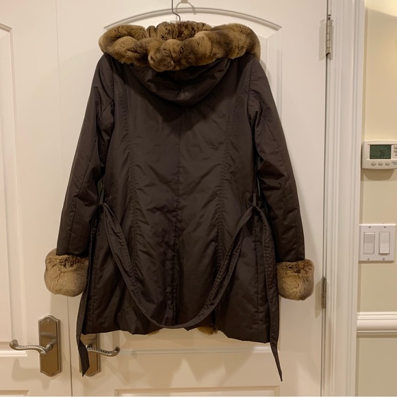 New Jessica Wilde Fur Trim coat with removable lining - Picture 2 of 14